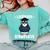 Graduation Penguin Licensed Smartass Graduate Comfort Colors Sweatshirt Chalky Mint