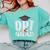 Graduation Physical Therapist Doctor Of PT DPT Comfort Colors Sweatshirt Chalky Mint