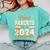 Graduation Proud Parents Of a 2024 Graduate For Mom And Dad Comfort Colors Sweatshirt Chalky Mint