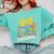 Graduation Rollin' Outta Preschool Monster Truck Boys Pre-K Comfort Colors Sweatshirt Chalky Mint
