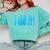 I Did It Graduation Shirt For Graduates And Proud Parents Comfort Colors Sweatshirt Chalky Mint