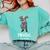 Graduation T-Shirt Dabbing Graduation We Out Class Of 2018 Comfort Colors Sweatshirt Chalky Mint