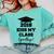 Graduation T Shirt Kiss My Class 2018 Goodbye Comfort Colors Sweatshirt Chalky Mint