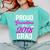 Grandma Graduation Shirt 2018 High School College Grad Comfort Colors Sweatshirt Chalky Mint