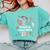Groovy DSW Doctor Of Social Work Graduation DSW Graduate Comfort Colors Sweatshirt Chalky Mint