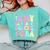 Groovy In My Last Day Of School Era Second Grade Graduation Comfort Colors Sweatshirt Chalky Mint