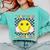 Groovy Next Stop 2nd Grade 1st Grade Graduation 2025 Comfort Colors Sweatshirt Chalky Mint