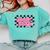 Groovy Senior Class Of 2026 Coquette Pink Bow Graduation Comfort Colors Sweatshirt Chalky Mint
