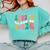 Groovy Senior Class Of 2026 My Last First Day Graduation 26 Comfort Colors Sweatshirt Chalky Mint