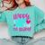 Happy Last Day Of First 1st Grade Teacher Student Graduation Comfort Colors Sweatshirt Chalky Mint