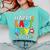 Happy Last Day Of School Teacher Student Graduation Comfort Colors Sweatshirt Chalky Mint