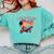 Happy Valentines Day To Myself Introvert Humor Comfort Colors Sweatshirt Chalky Mint