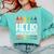 Hello Kindergarten First Day Back To School Graduation Comfort Colors Sweatshirt Chalky Mint