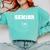 High School College Senior Graduation TShirt 2018 Comfort Colors Sweatshirt Chalky Mint