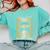 High School Graduate Queen Class Of 2021 Graduation Comfort Colors Sweatshirt Chalky Mint