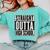 High School Graduation 2018 Grad For Him And Her Comfort Colors Sweatshirt Chalky Mint