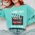 Homeland Security Degree Graduation Film Clapper Comfort Colors Sweatshirt Chalky Mint