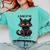 Humor Provocateur Sarcasm Closes The Silence Introvert Chat Comfort Colors Sweatshirt Chalky Mint