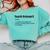 Hunt-Trovert Hunting Camo Woods Introvert Comfort Colors Sweatshirt Chalky Mint
