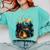 Id Rather Be Camping Great Outdoors Love Glamping Introvert Comfort Colors Sweatshirt Chalky Mint