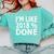 I'm Like 2018 Done Shirt Graduation Comfort Colors Sweatshirt Chalky Mint