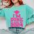 I'm Done Class Of 2024 Pink Girls Women Graduation Comfort Colors Sweatshirt Chalky Mint