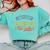 I'm Fluent In Silence And Eye-Rolls Introverts Comfort Colors Sweatshirt Chalky Mint