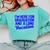I'm Here For Graduation School Class Senior 2024 Comfort Colors Sweatshirt Chalky Mint