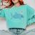 I'm An Introwater Cute Whale I'm An Introvert Comfort Colors Sweatshirt Chalky Mint