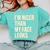 I'm Nicer Than My Face Looks Introverted Introverts Comfort Colors Sweatshirt Chalky Mint