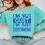 I'm Not Quite I'm Overthinking Introvert Quote Comfort Colors Sweatshirt Chalky Mint I'm Not Quite I'm Overthinking Introvert Quote Comfort Colors Sweatshirt Chalky Mint