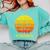 I'm Outstanding Retro Introvert Mountain Trip Lover Comfort Colors Sweatshirt Chalky Mint
