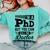I'm A PhD Call Me Doctor Doctorate Degree Graduation Comfort Colors Sweatshirt Chalky Mint