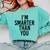 I'M SMARTER THAN YOU Shirt Graduation School Idea Comfort Colors Sweatshirt Chalky Mint
