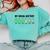 Introvert Cute My Social Battery Comfort Colors Sweatshirt Chalky Mint