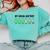 Introvert Cute My Social Battery Raglan Baseball Tee Comfort Colors Sweatshirt Chalky Mint