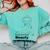 Introvert Health Aware Acceptance Beauty Art Comfort Colors Sweatshirt Chalky Mint