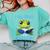 Introvert Herpetologists Amphibian Frog Lover Comfort Colors Sweatshirt Chalky Mint