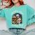 Introvert Hiking Club Antisocial Overthinking Anxiety Comfort Colors Sweatshirt Chalky Mint