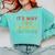 Introvert Its Way Too Peopley Comfort Colors Sweatshirt Chalky Mint