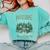 Introvert Nature Lover Introverted Forest Lover & Tree Comfort Colors Sweatshirt Chalky Mint