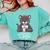 Introvert Panther And Coffee Lovers Comfort Colors Sweatshirt Chalky Mint