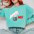 Introvert People Spray Comfort Colors Sweatshirt Chalky Mint