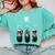 Introvert Relaxation Me Myself And Silence Skulls Comfort Colors Sweatshirt Chalky Mint