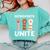Introvert Unite Kitty Paws Raise Introverted Gathering Comfort Colors Sweatshirt Chalky Mint