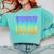 Introverted But Willing To Discuss 90's Rap Comfort Colors Sweatshirt Chalky Mint