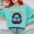 Introvert's Best Friend Noise-Canceling Headphones Comfort Colors Sweatshirt Chalky Mint
