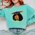 Its Doctor Actually Graduation Healthcare Afro Women Comfort Colors Sweatshirt Chalky Mint