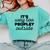 It's Way To Peopley Outside Introvert Comfort Colors Sweatshirt Chalky Mint