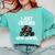 I Just Crushed High School Graduation Monster Truck Shirt Comfort Colors Sweatshirt Chalky Mint